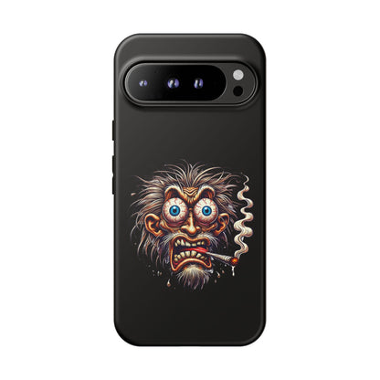 Phone Case — Wild Cartoon Monster Smoking Design