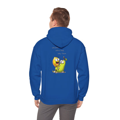 Hoodie - "When We’re Half, We’re There" Cute Mango & Pear Friendship Hoodie