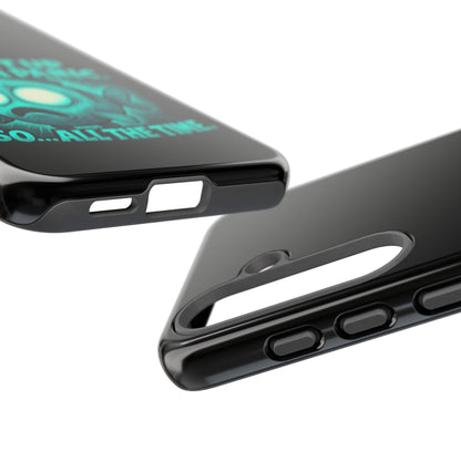 Phone Case — "I Light Up When I Panic" Glow Fish Anxiety Phone Case