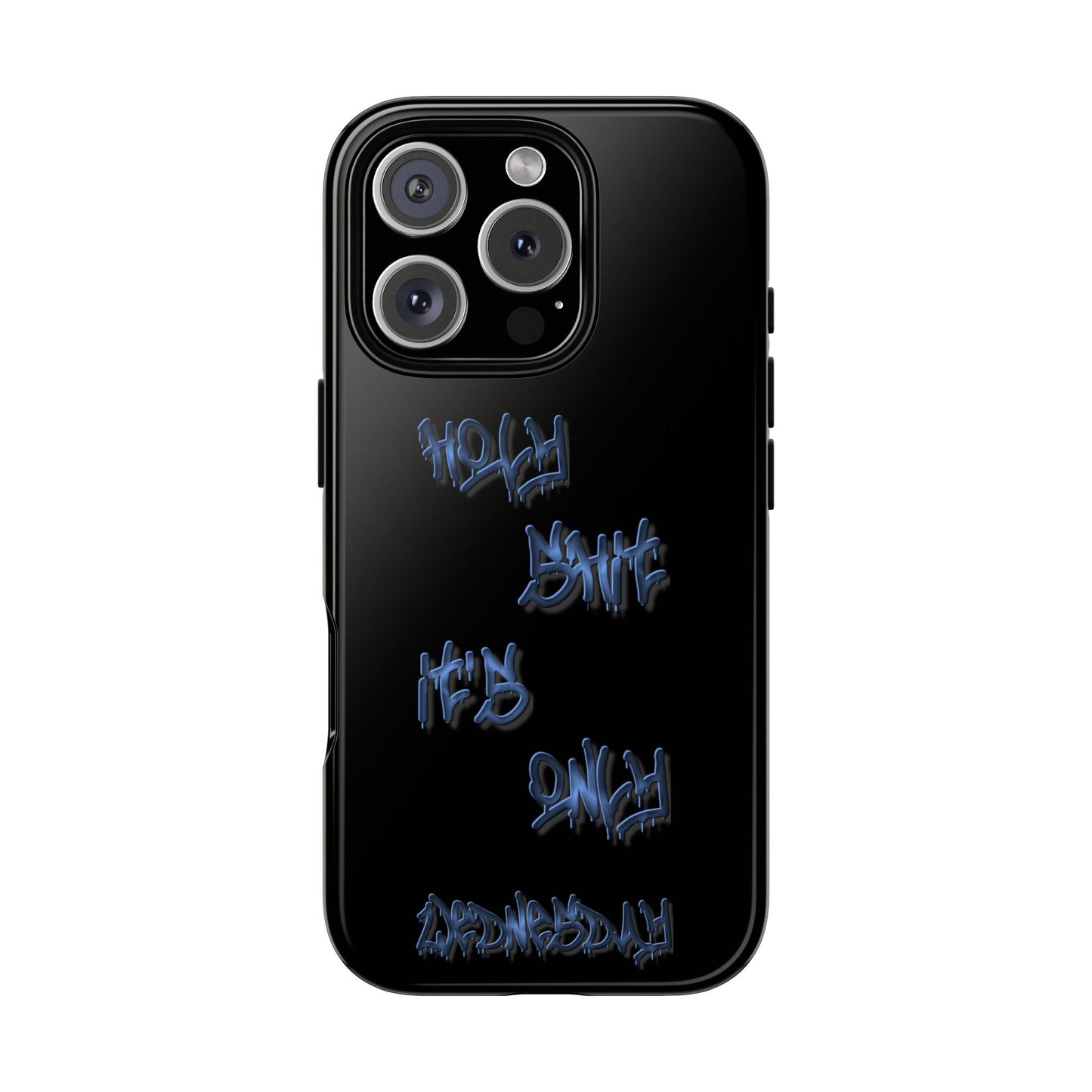 Phone Case — Blue Neon Graffiti "Tough Cases" Protective Cover