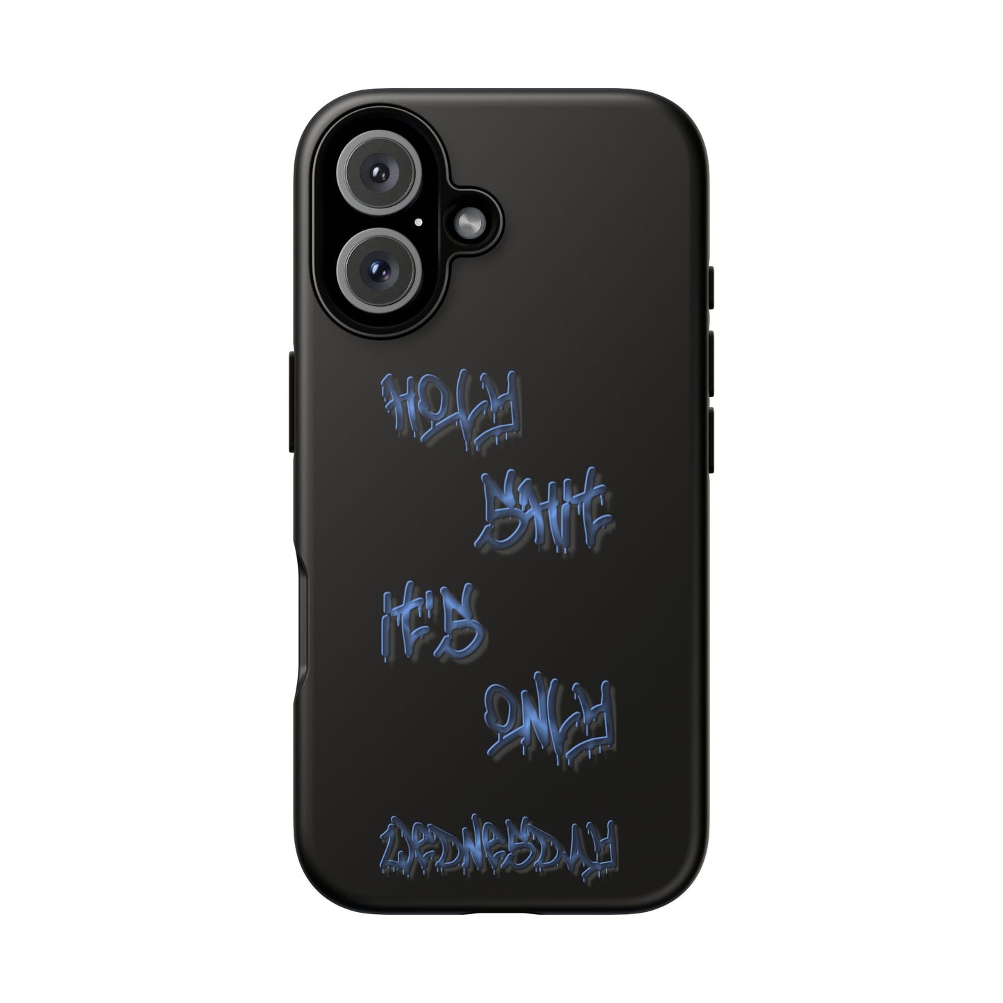 Phone Case — Blue Neon Graffiti "Tough Cases" Protective Cover