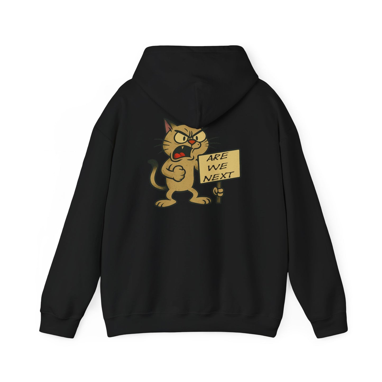 Are We Next? Protest Cat Hoodie