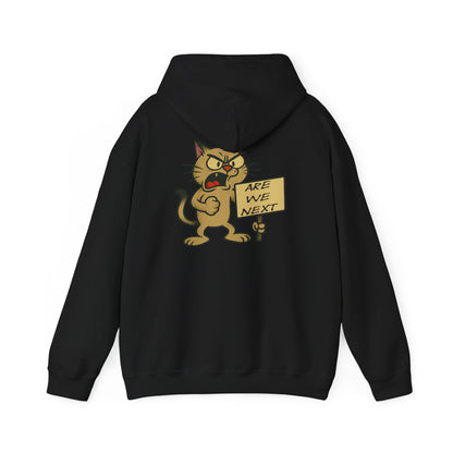 Are We Next? Protest Cat Hoodie