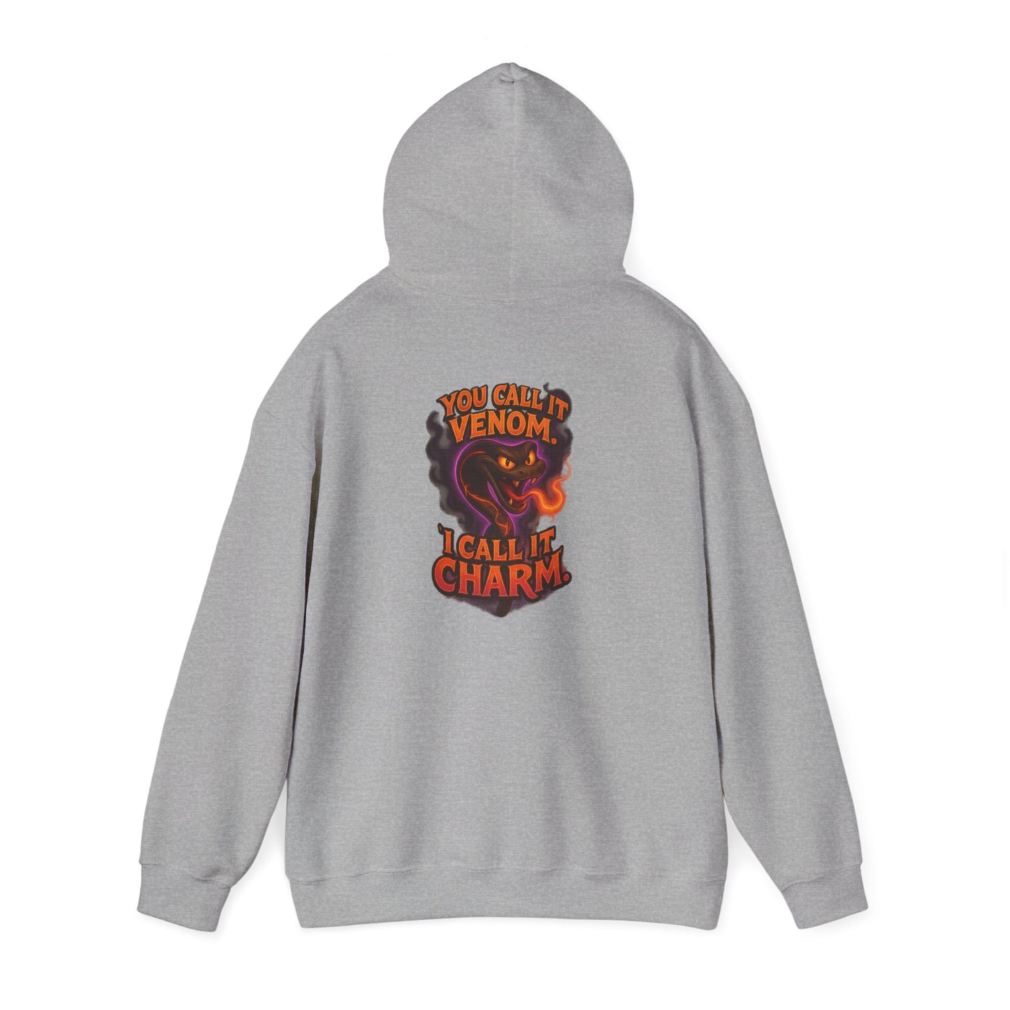 Venom I Call It Charm Hoodie — Spooky Snake Graphic Pullover