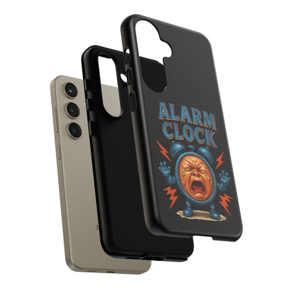 Phone Case — "Alarm Clock" Retro Screaming Clock Protective Cover