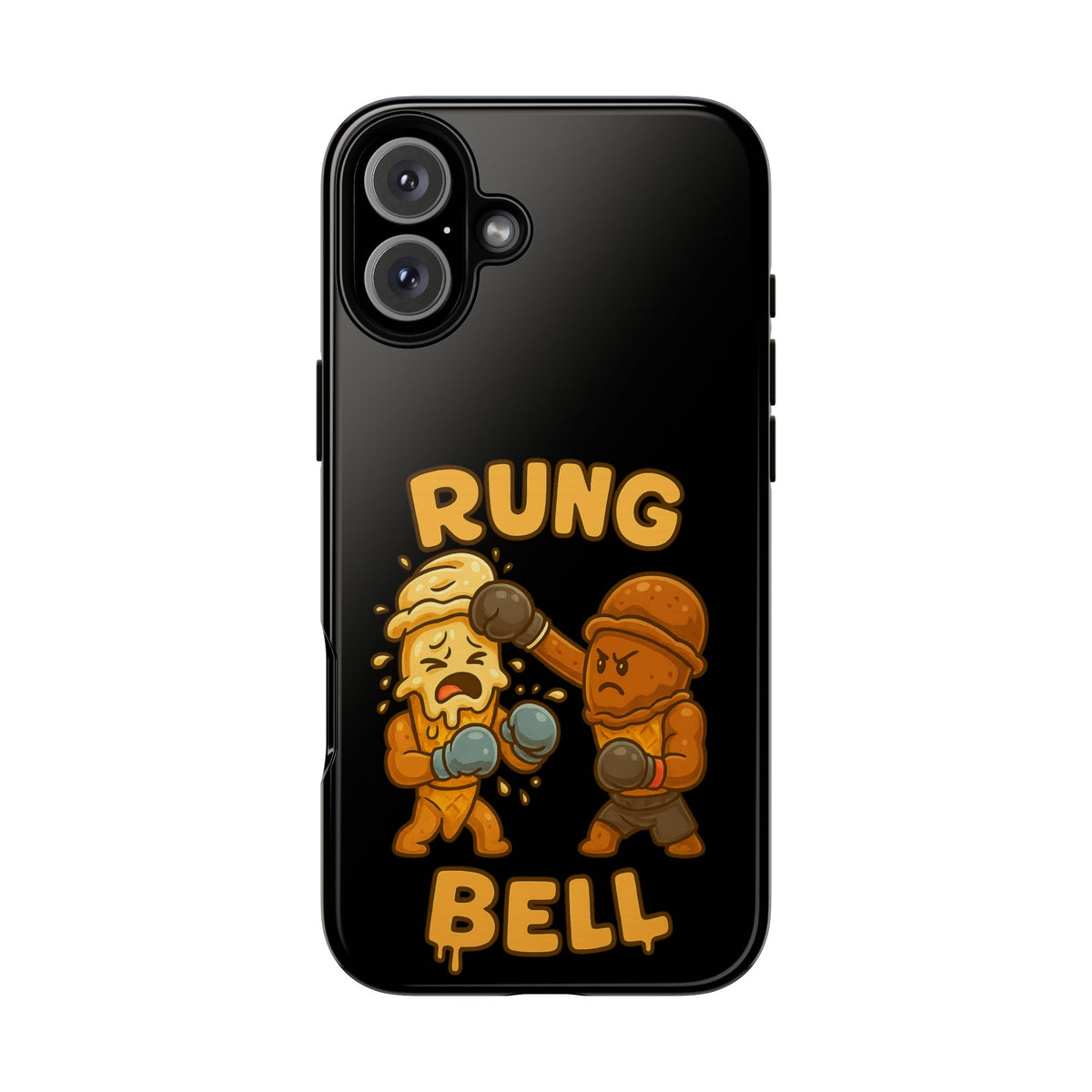 Phone Case — "Rung Bell" Boxing Cartoon Protective Cover
