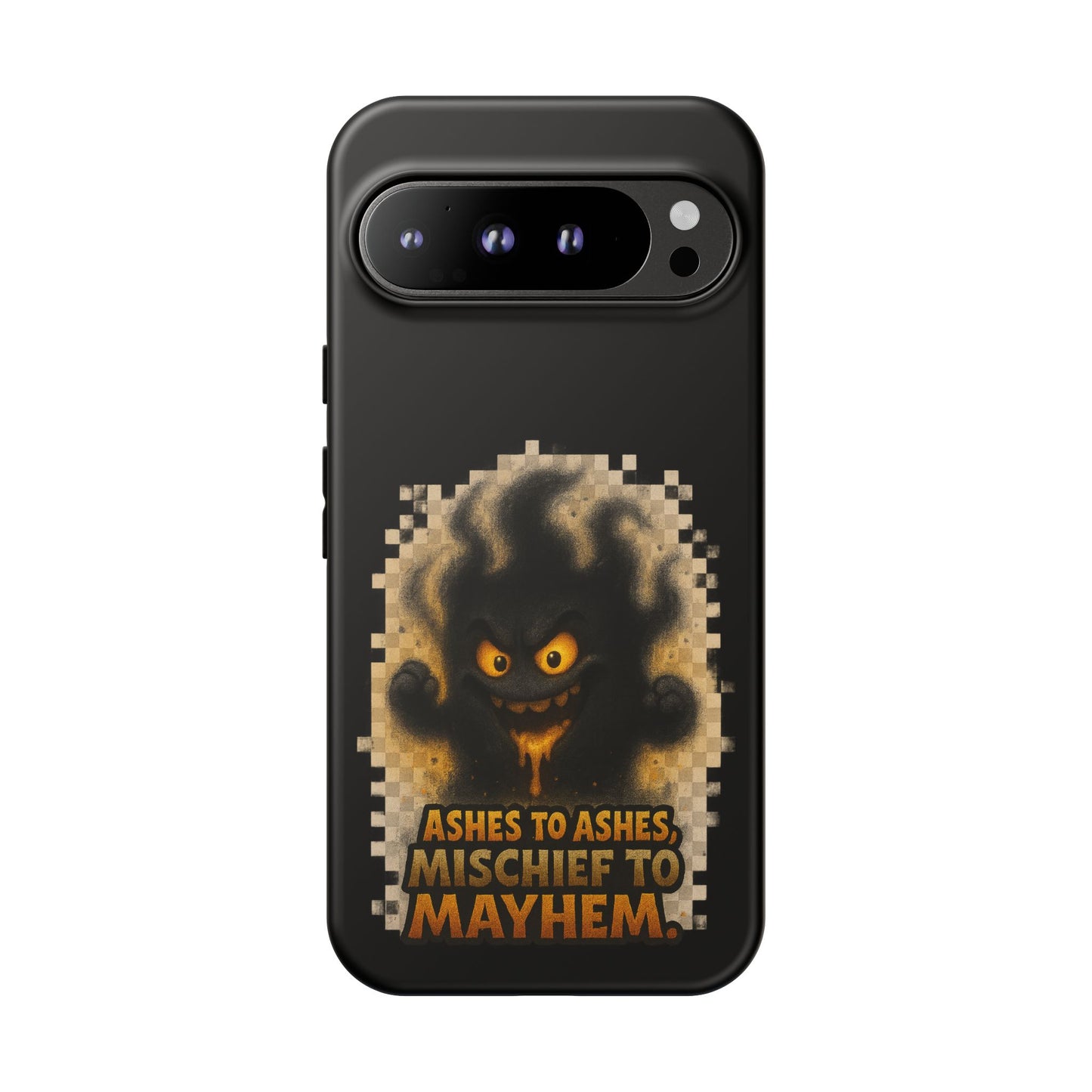 Phone Case — 'Ashes to Ashes, Mischief to Mayhem' Spooky Ghost Protective Case