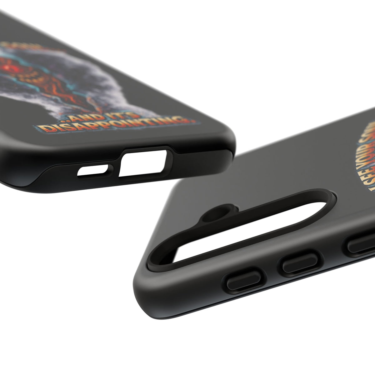 Phone Case — "I See Your Soul and It’s Disappointing" Dark Horror Graphic