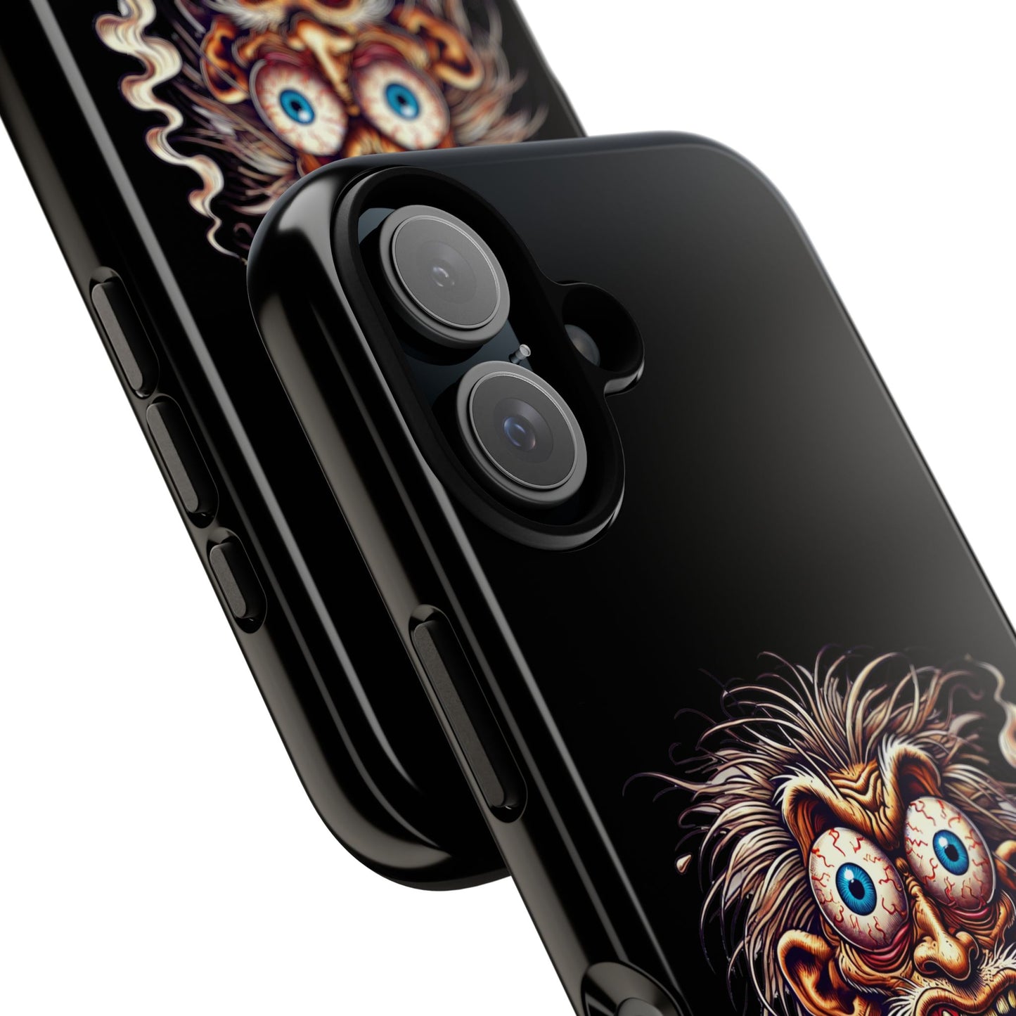 Phone Case — Wild Cartoon Monster Smoking Design