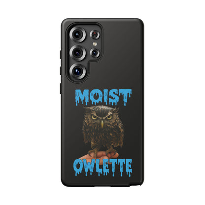 Moist Owlette Phone Case — Funny Owl Graphic Protective Case