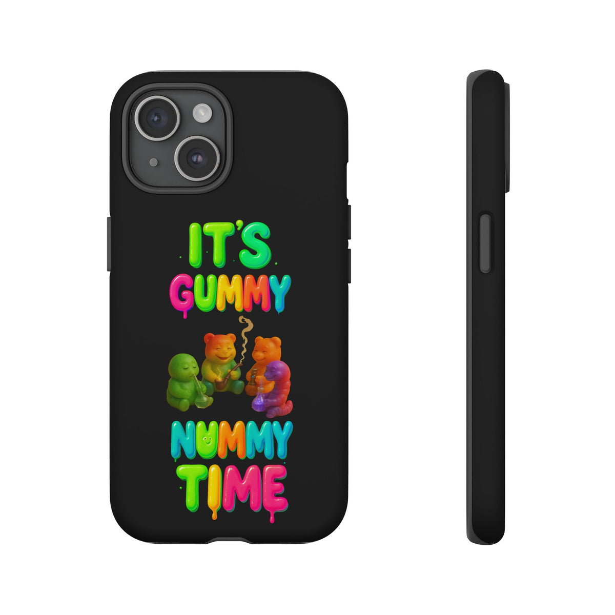 It's Gummy Nummy Time Phone Case — Colorful Gummy Bears Protective Case
