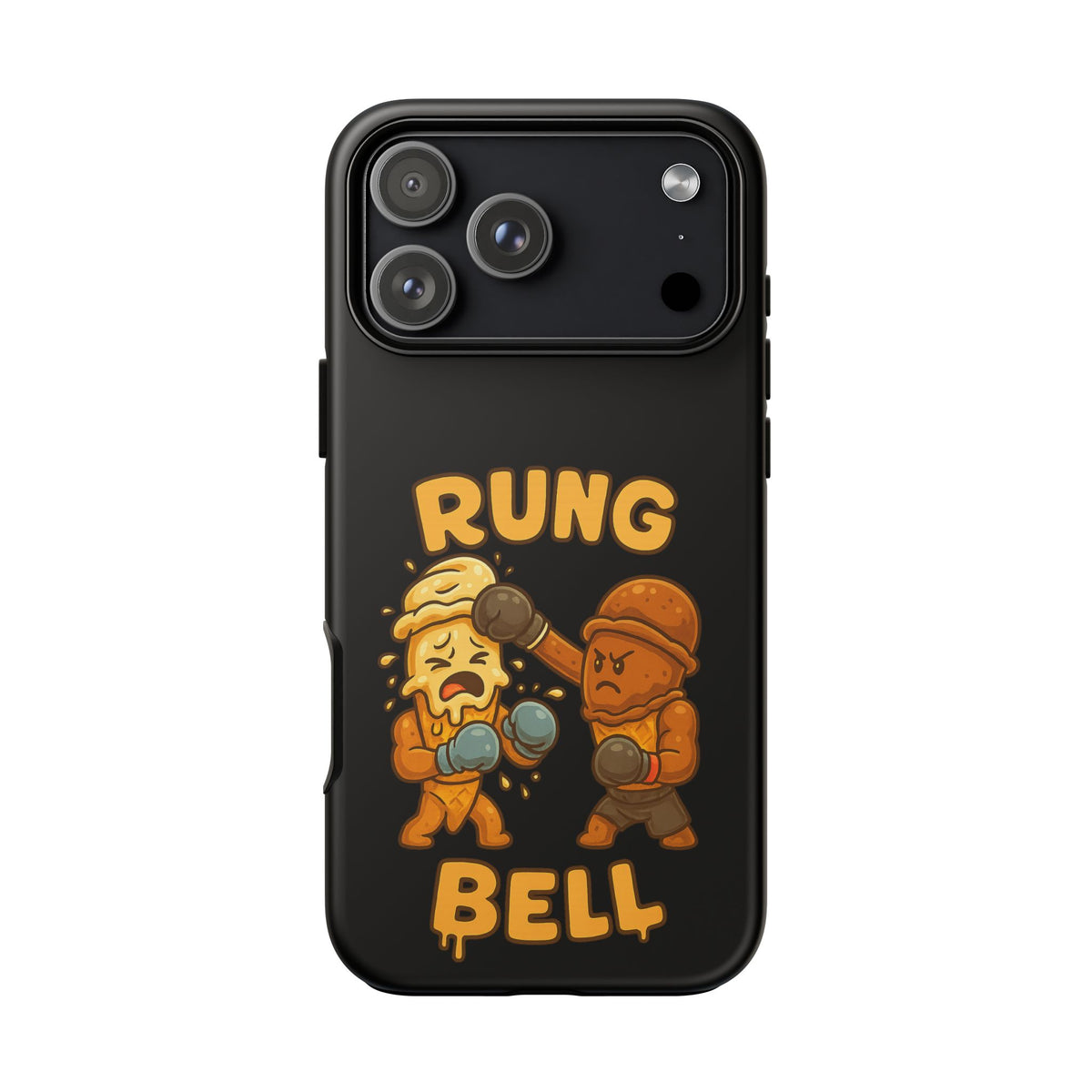 Phone Case — "Rung Bell" Boxing Cartoon Protective Cover