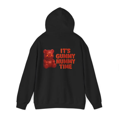 Hoodie - "It's Gummy Nummy Time" Gummy Bear Graphic Pullover