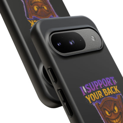 Phone Case — "I Support Your Back and Break Your Will" Funny Creepy Chair Design