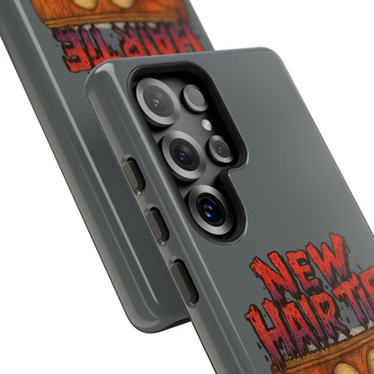 Phone Case — 'New Hairte' Funny Grinning Tongue-Out Monster Design