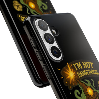 Phone Case — “I’m Not Dangerous, I’m Expressive” Monster Protective Case