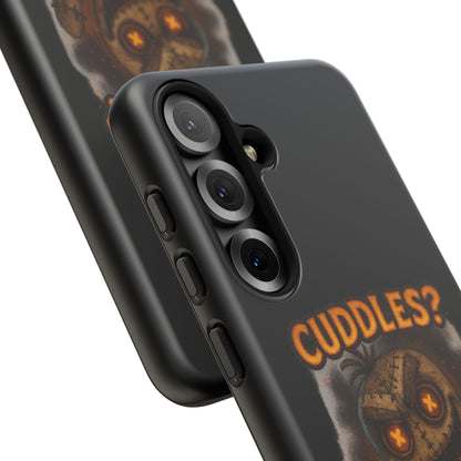 Phone Case — 'Cuddles? Curses.' Voodoo Doll Gothic Protective Case
