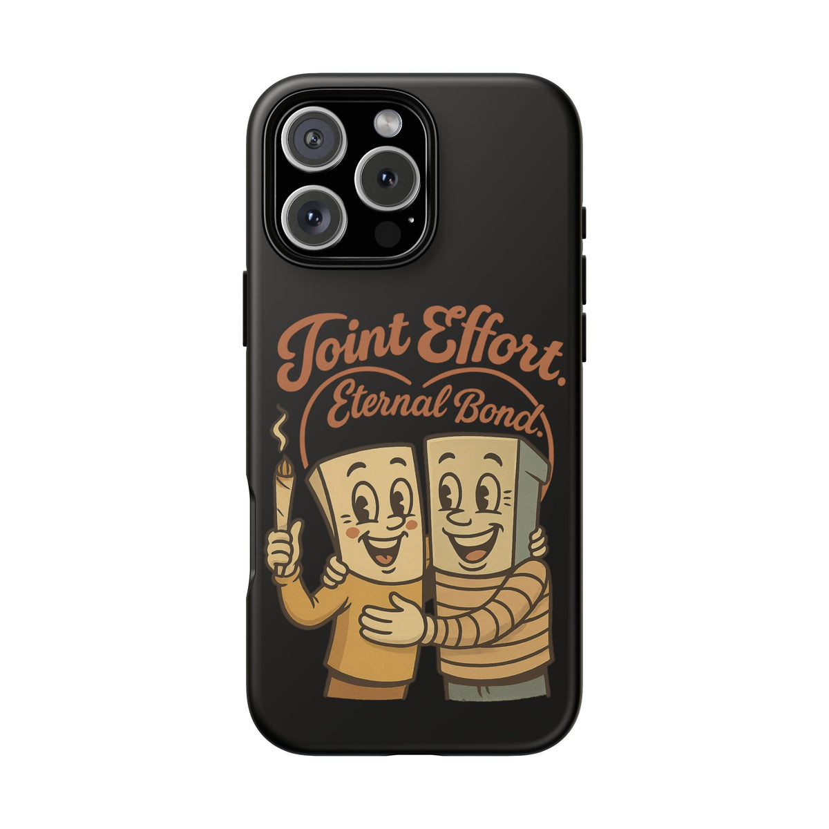 Phone Case — "Joint Effort Eternal Bond" Retro Cannabis Matchstick Design
