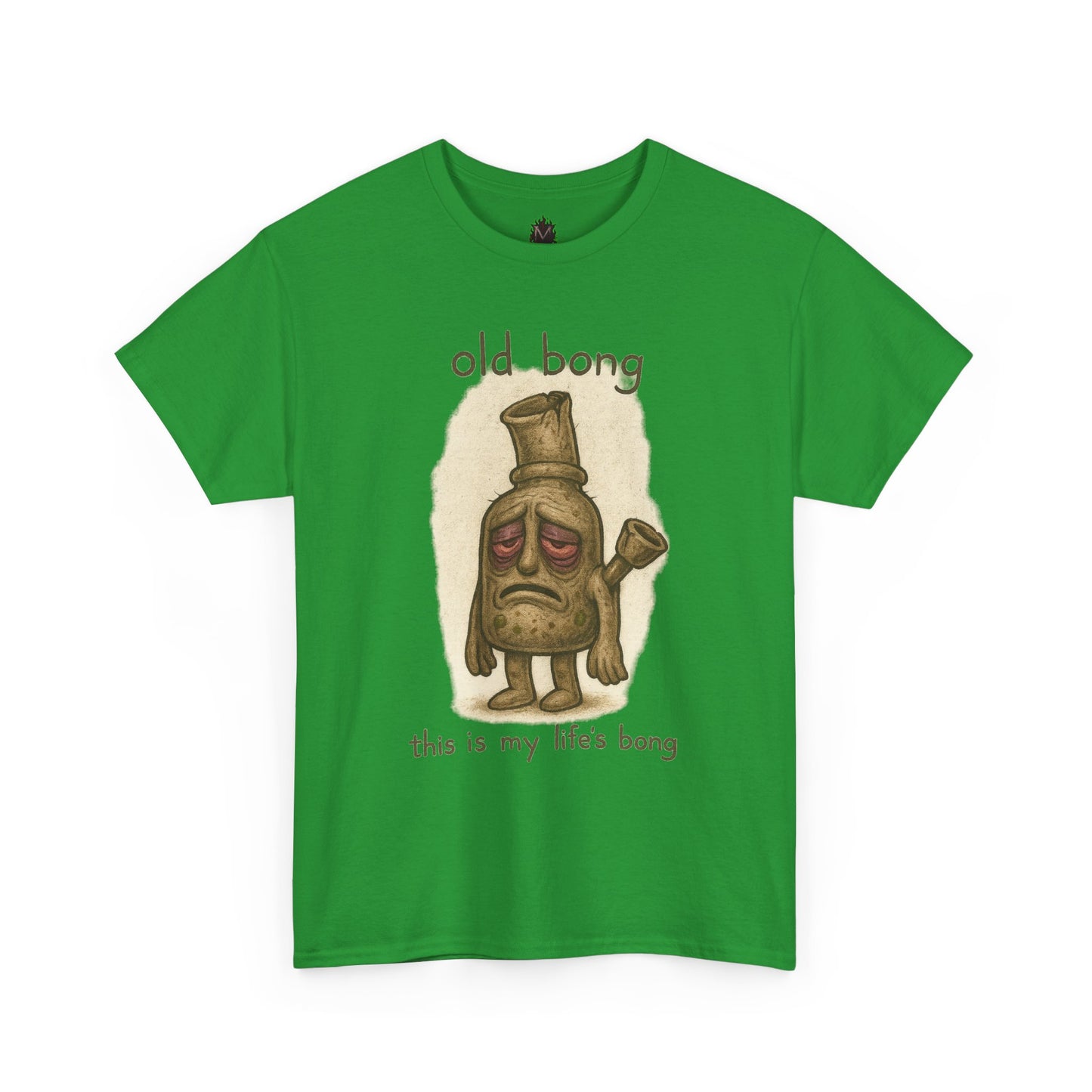 Old Bong illustration T-Shirt | 'this is my life's bong' humorous art