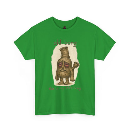 Old Bong illustration T-Shirt | 'this is my life's bong' humorous art