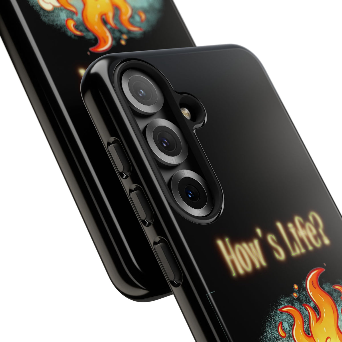 How's Life? Flaming Dumpster Phone Case