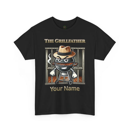 "The Grillfather" Personalized BBQ T-Shirt