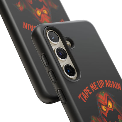 Phone Case - 'Tape Me Up Again and I'll Haunt Your Tree' Halloween Ghost Design