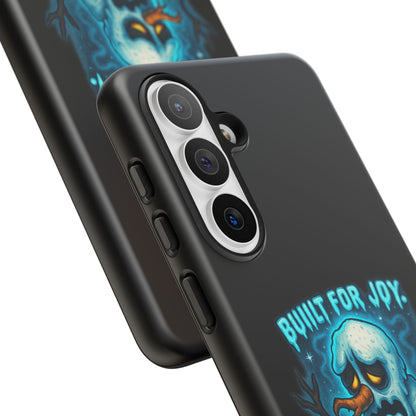 Phone Case — 'Built for Joy, Melting in Sorrow' Blue Melting Snowman Protective Case