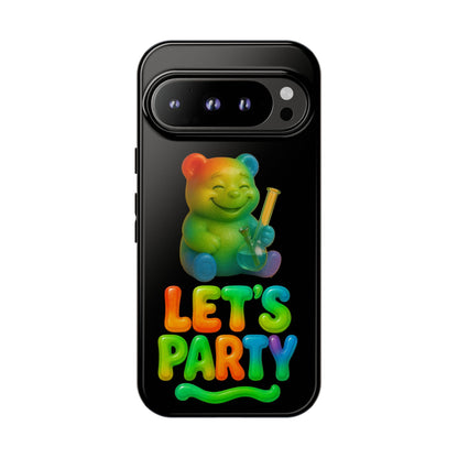 Let's Party Rainbow Bear Phone Case