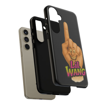 Phone Case — 'Lil Wang' Humorous Middle Finger Character Protective Cover