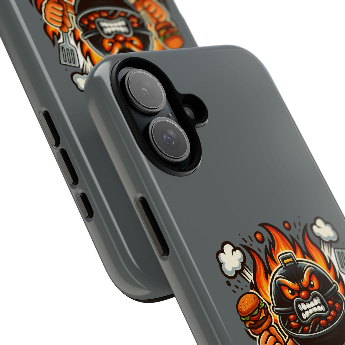 Grilling Phone Case — "Charcoal Is the Last Bastion of Liberty" BBQ Design