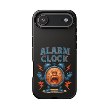 Phone Case — "Alarm Clock" Retro Screaming Clock Protective Cover