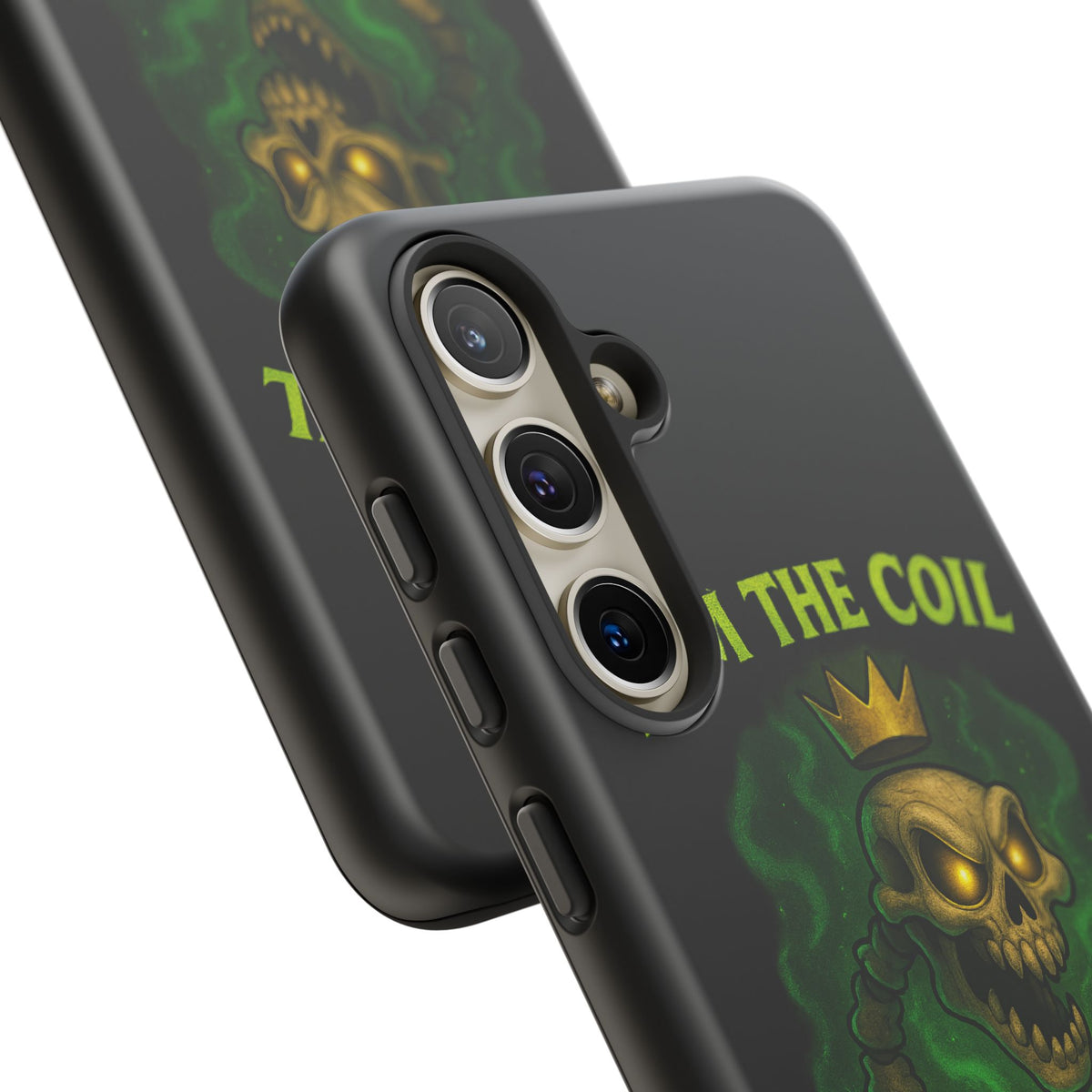 Tough Cases — “I Am The Coil In Your Nightmares” Skull Snake Shockproof Phone Case