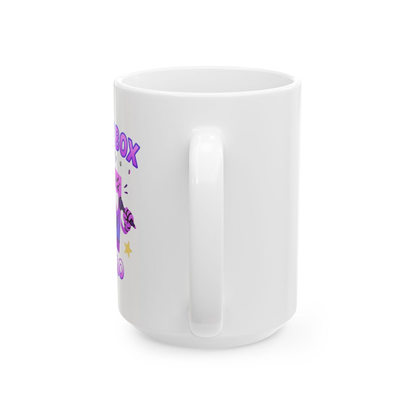Juice Box Hero Cute Pink Ceramic Mug (11oz, 15oz)