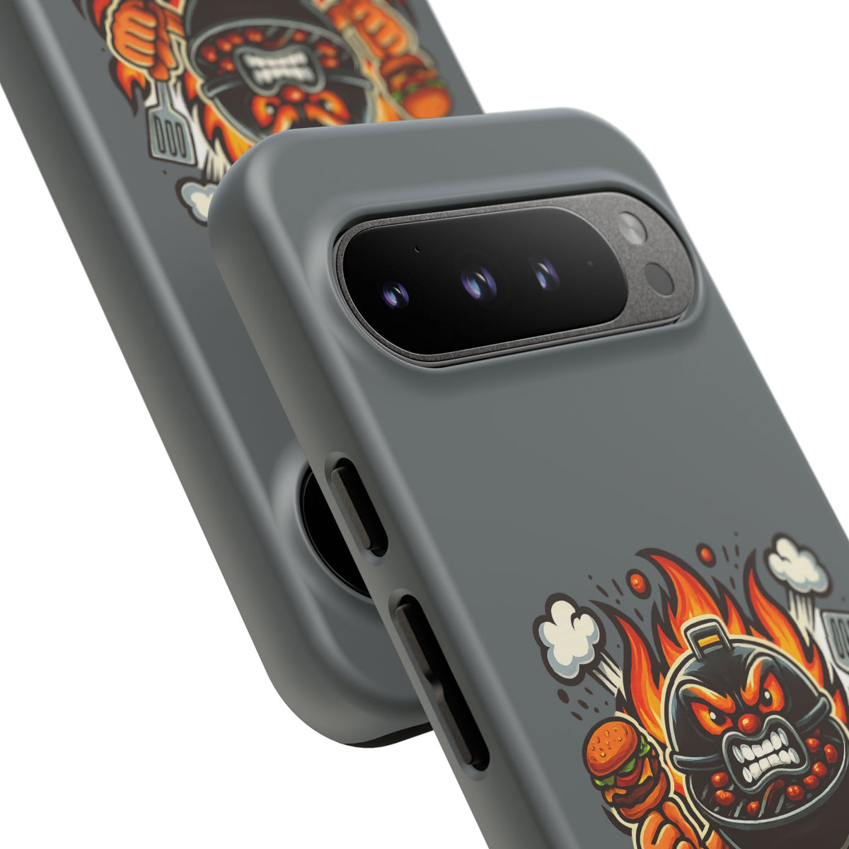 Grilling Phone Case — "Charcoal Is the Last Bastion of Liberty" BBQ Design