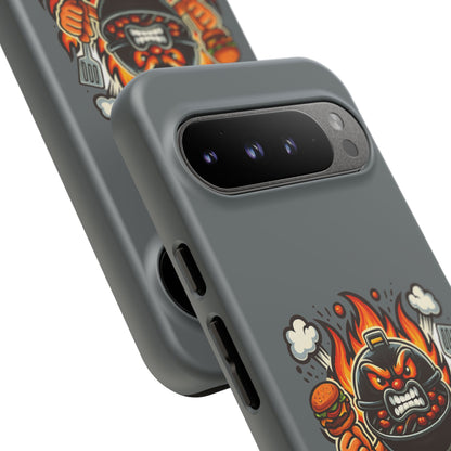 Grilling Phone Case — "Charcoal Is the Last Bastion of Liberty" BBQ Design