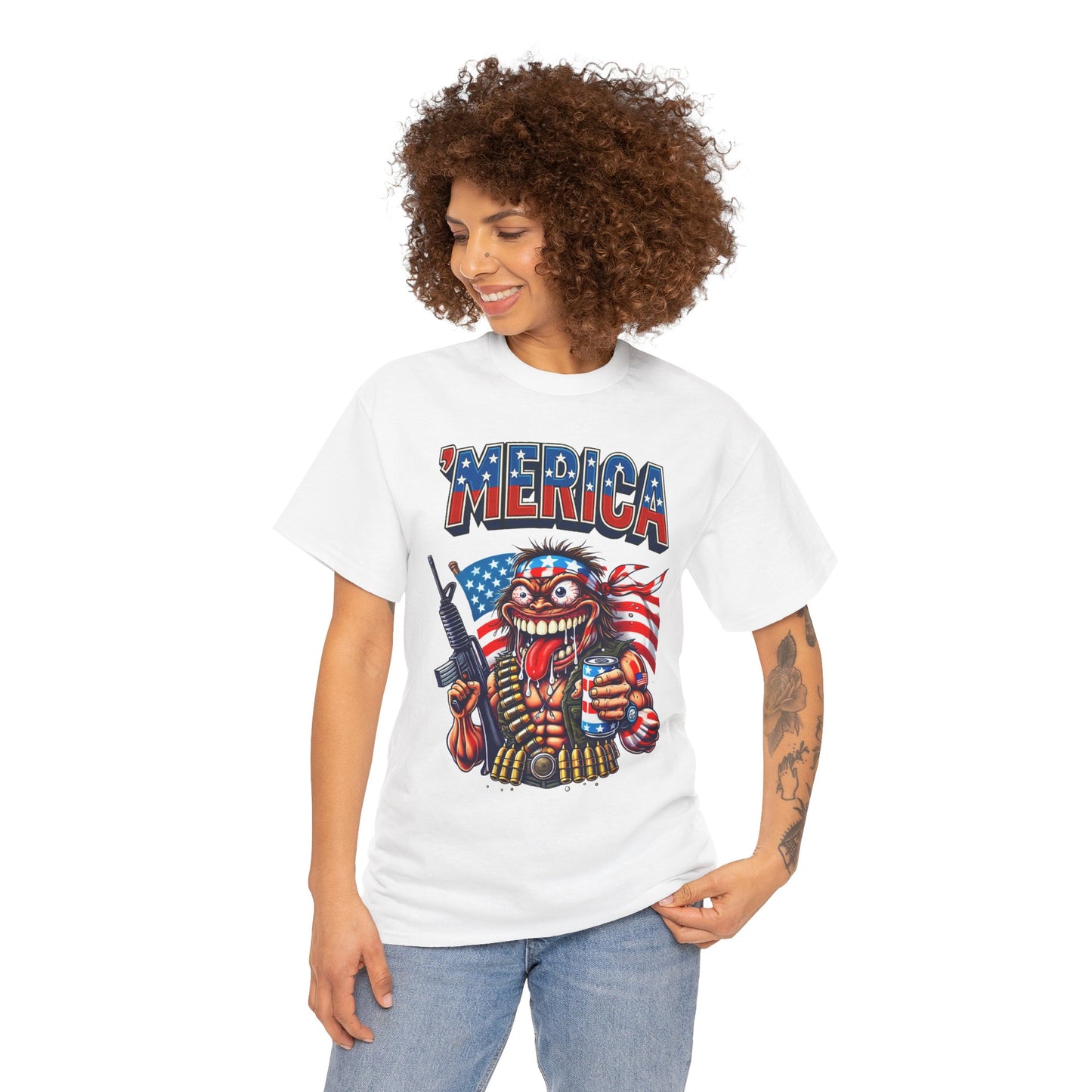 ‘MERICA – Patriotic Mayhem Graphic Tee