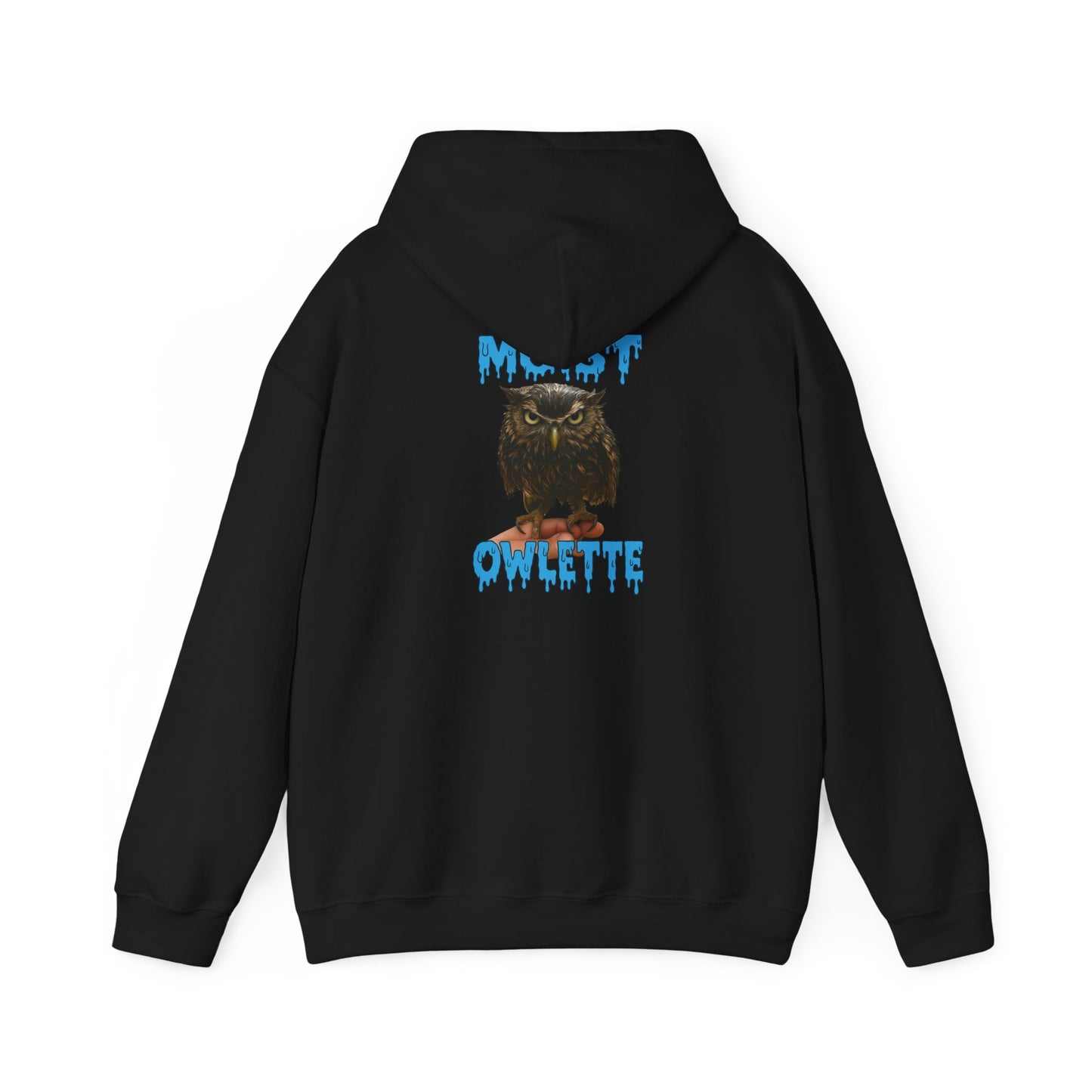 Owllette Graphic Hoodie — Retro Owl Illustration Pullover