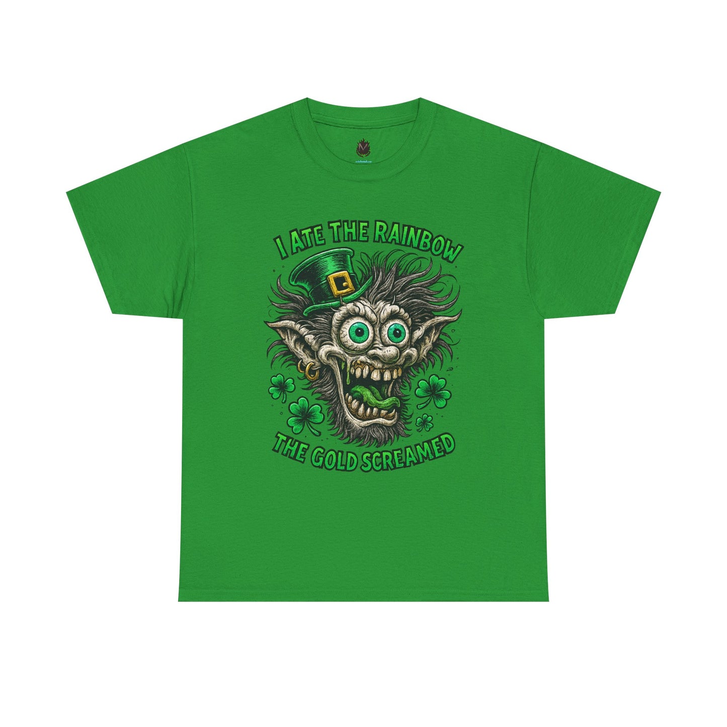 I Ate the Rainbow The Gold Scream'd T-Shirt | Creepy Leprechaun St. Patrick's