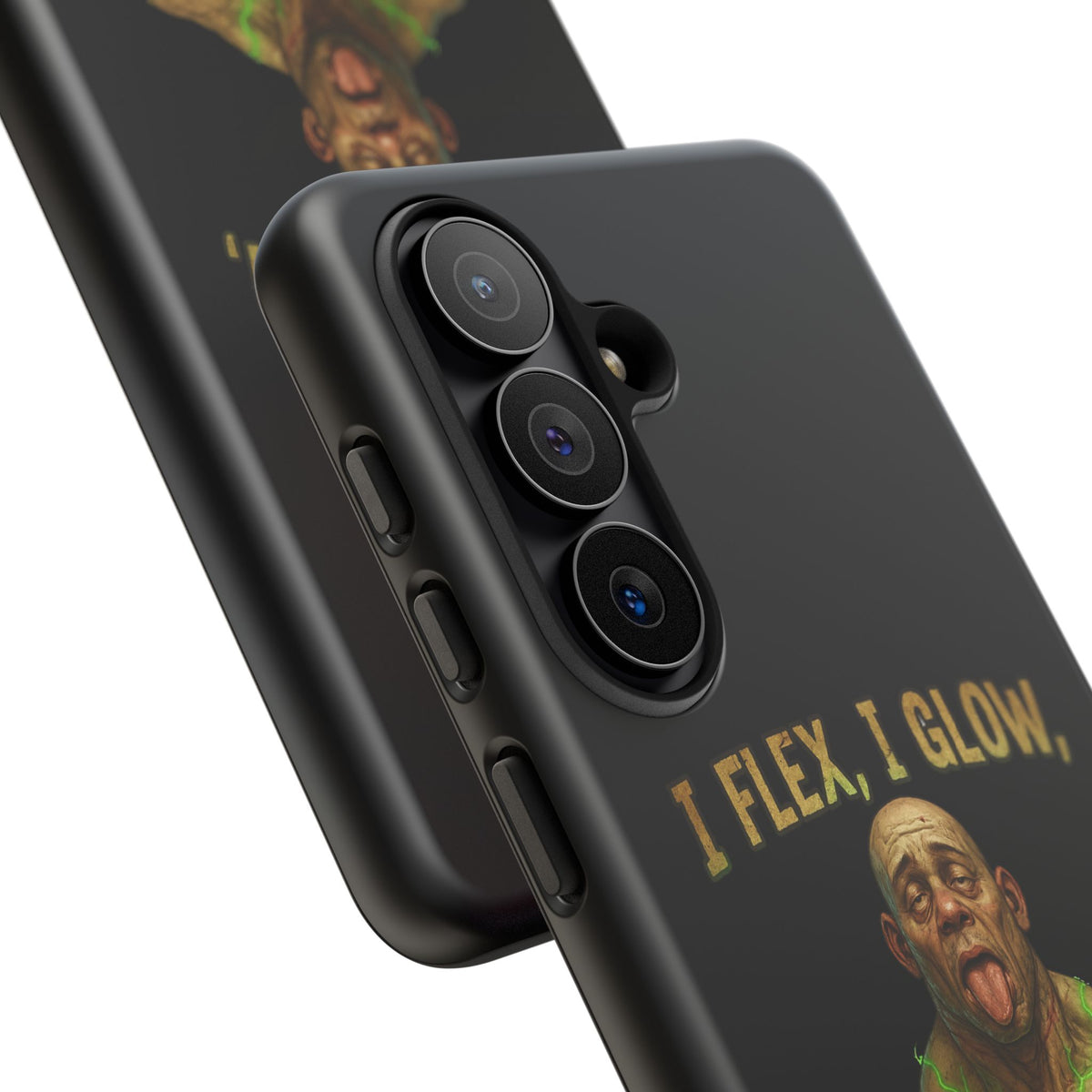 Phone Case — I Flex, I Glow Funny Muscular Guy Phone Cover