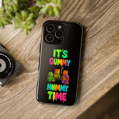It's Gummy Nummy Time Phone Case — Colorful Gummy Bears Protective Case