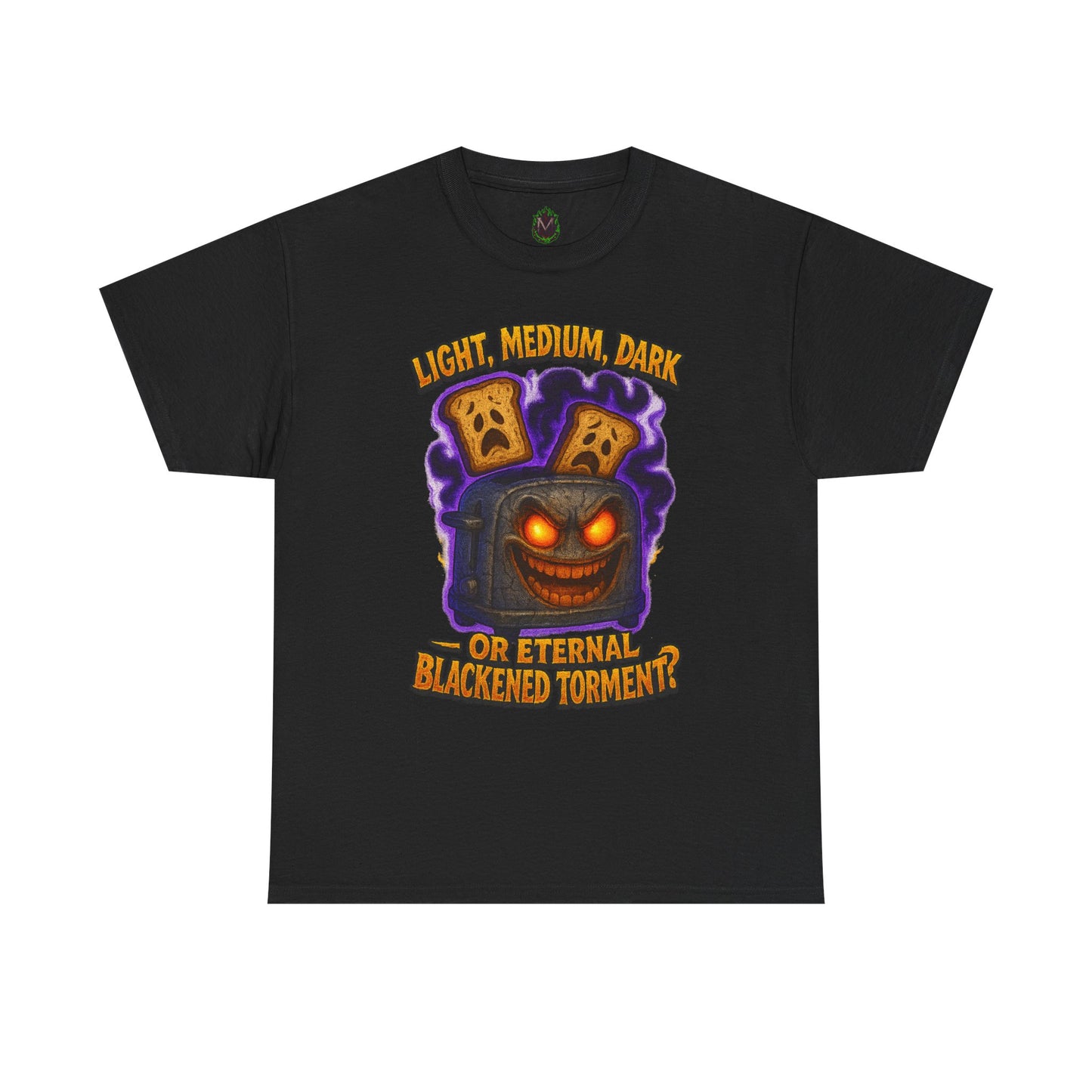 Spooky Toast Jack-o'-Lantern T-Shirt | Light Medium Dark or Eternal [...]