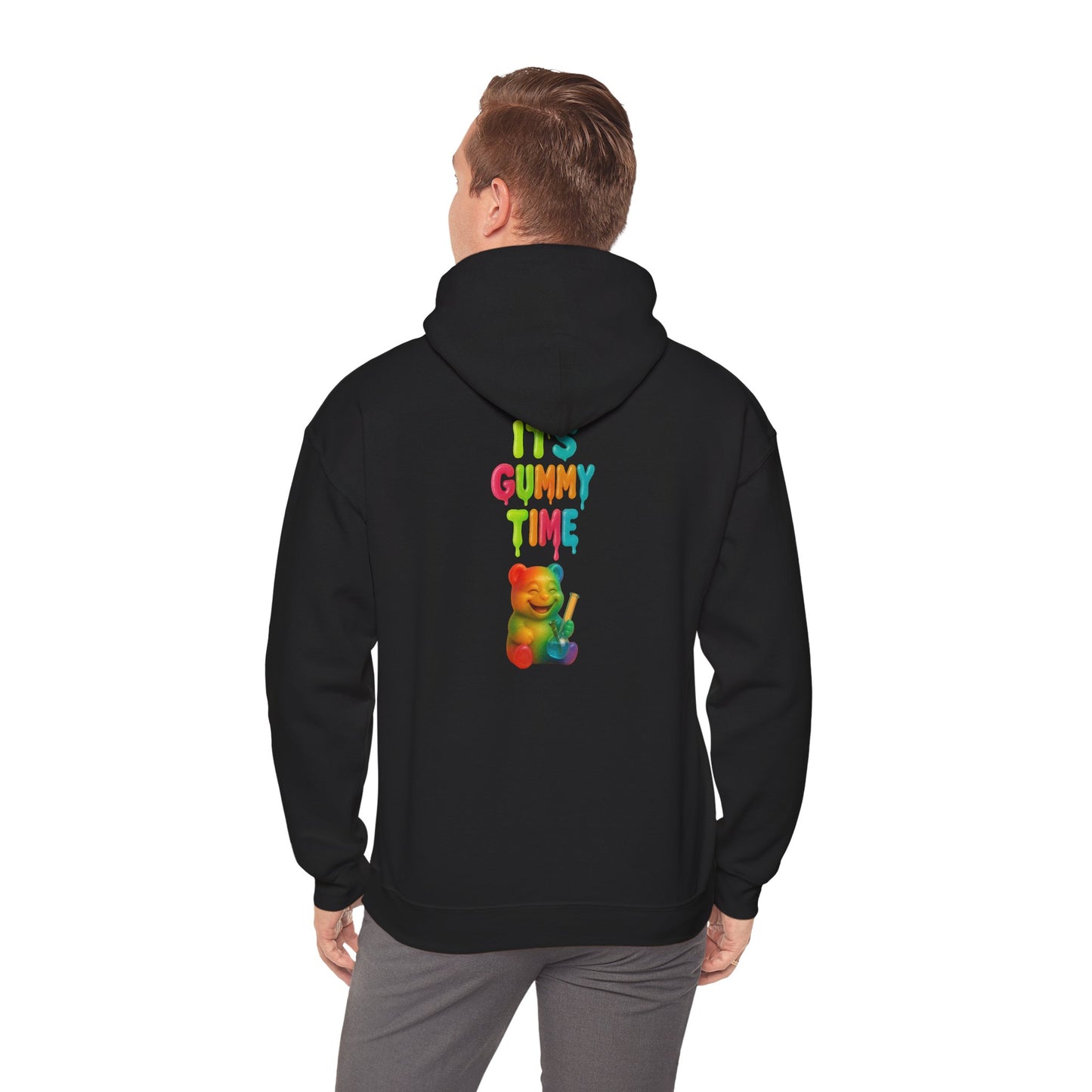 Gummy Time Hoodie — Colorful Gummy Bear Graphic Pullover