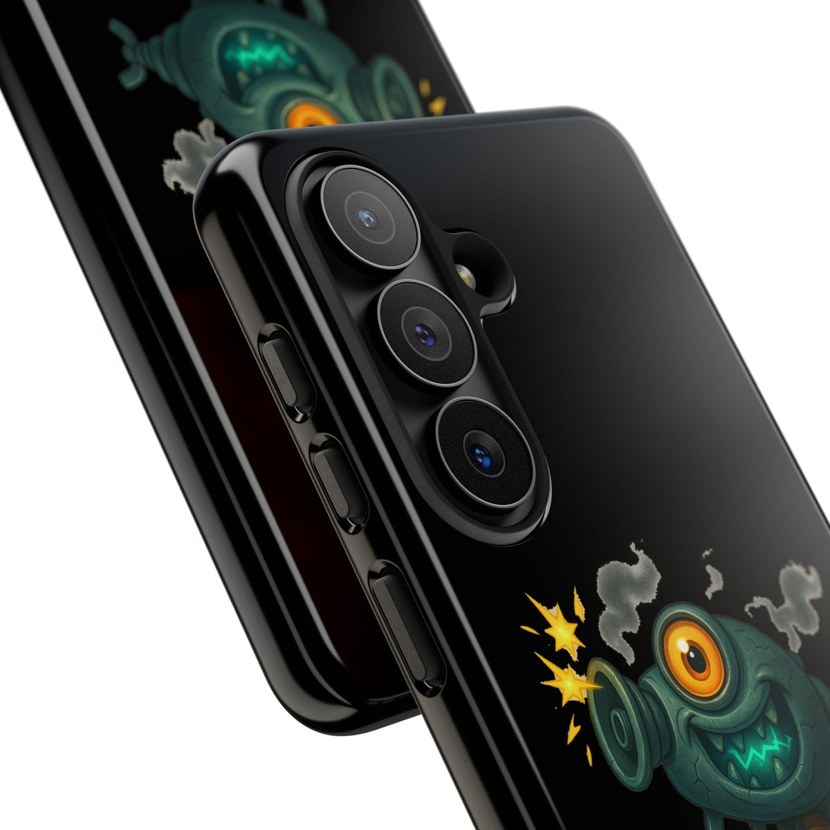 Phone Case — Cute Zombie Blaster Design with "I See You... And Now You're Toast"