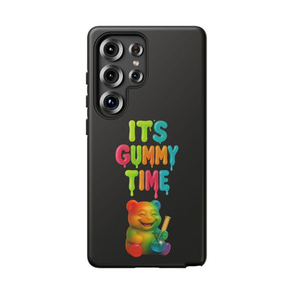 Phone Case — "It's Gummy Time" Rainbow Gummy Bear Protective Cover