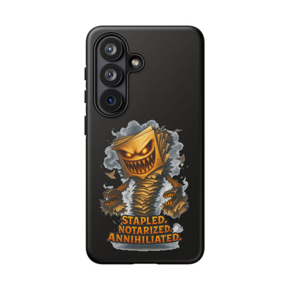 Phone Case — Stapled, Notarized, Annihilated Lightning-Fast Protective Case
