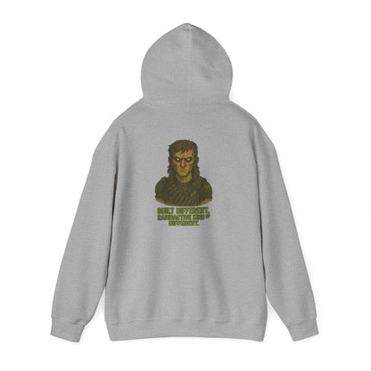 Hoodie - "Most Different, Radically Not Different" Ape Graphic Hooded Sweatshirt