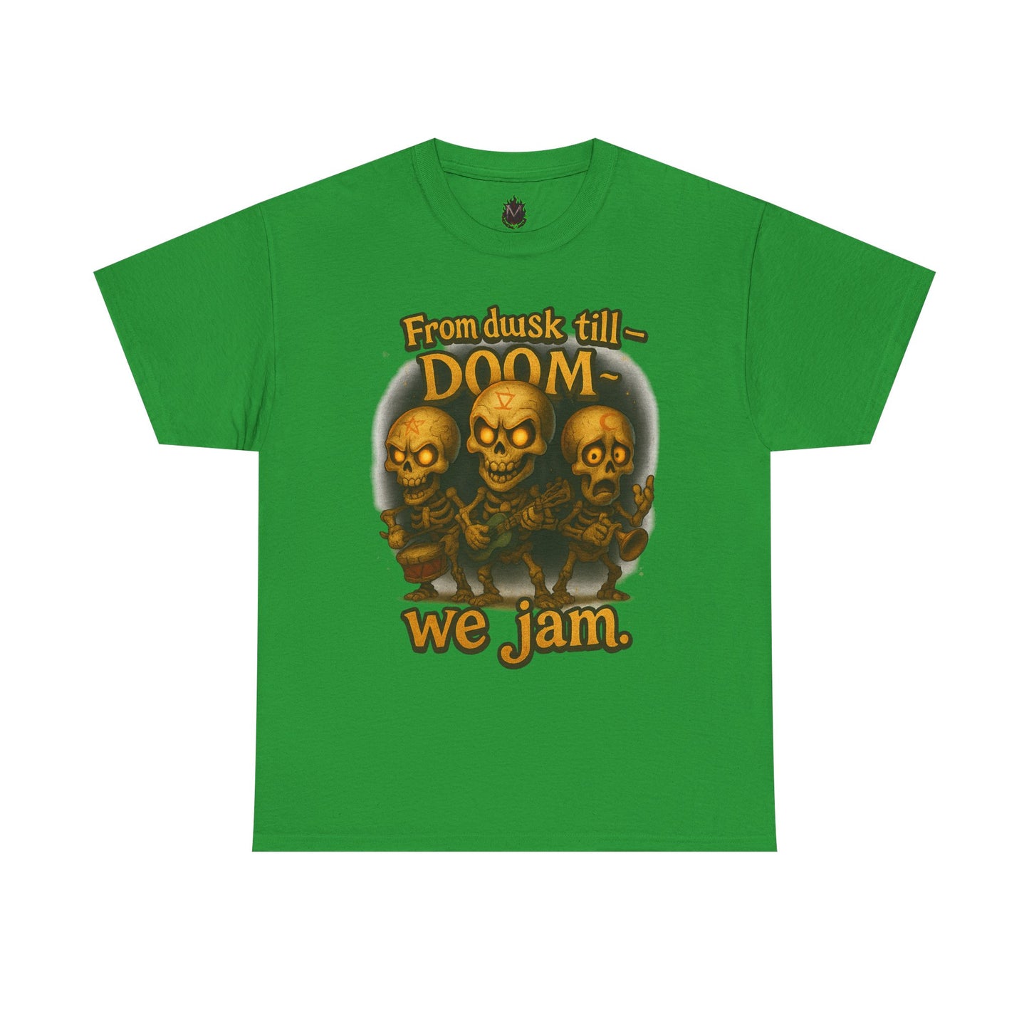 From Dusk Till Doom we jam Tee | Skull Band Graphic T-Shirt