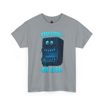 Stay Cool Refrigerator Monster T-Shirt | Funny Retro Cartoon Tee