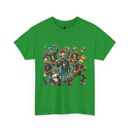 Zombie Rock Band T-Shirt — Funny Halloween Concert Tee